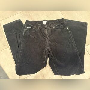 Calvin Klein Black Corduroy Pants